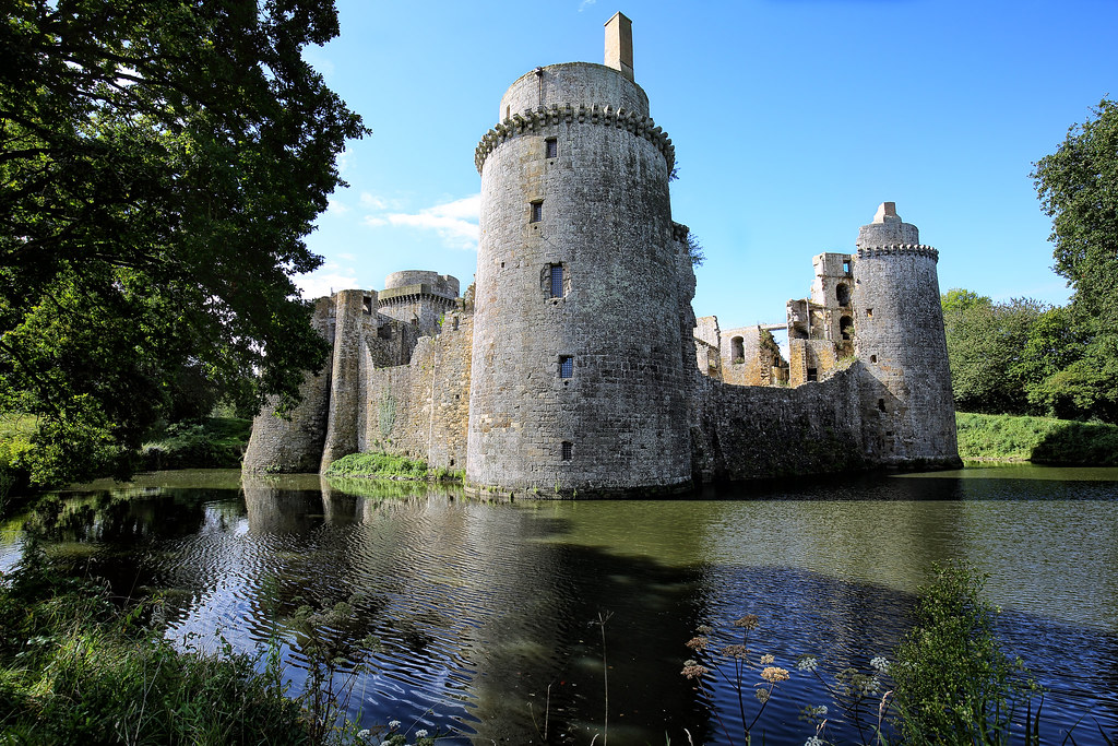 HUNAUDAYE Castle - near Saint-Cast, south-west of Plancoêt - Brittany, France
