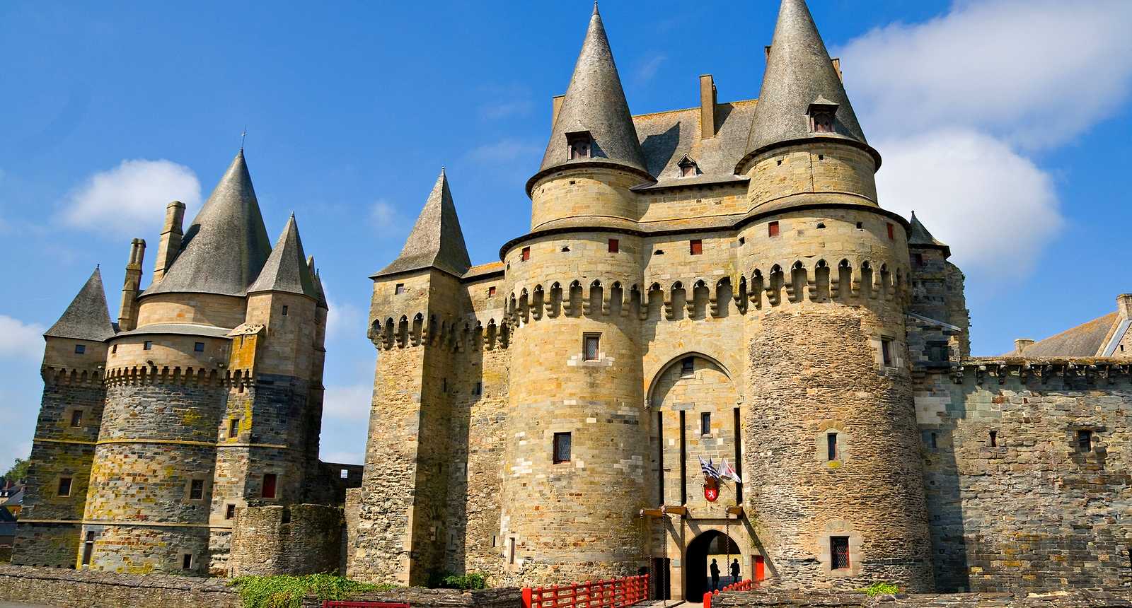 VITRE Castle - east of Rennes, one hour drive from St-Cast - Brittany, France