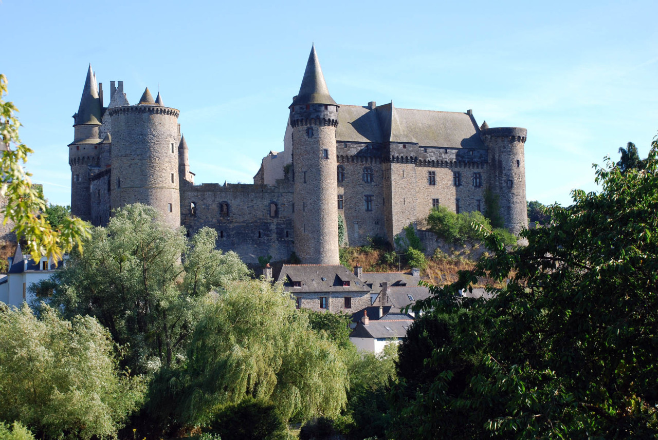VITRE Castle - east of Rennes, one hour drive from St-Cast - Brittany, France