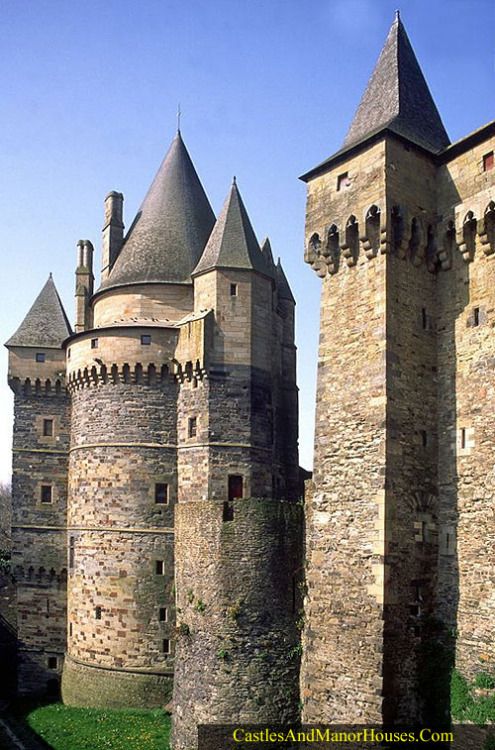 VITRE Castle - east of Rennes, one hour drive from St-Cast - Brittany, France