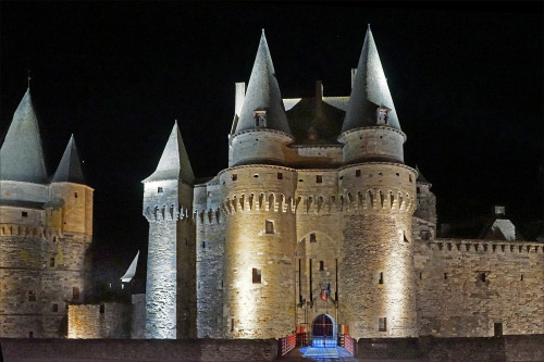 VITRE Castle - east of Rennes, one hour drive from St-Cast - Brittany, France