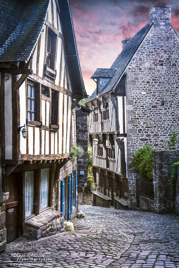 DINAN, medieval town - half an hour drive from St-Cast - Brittany, France