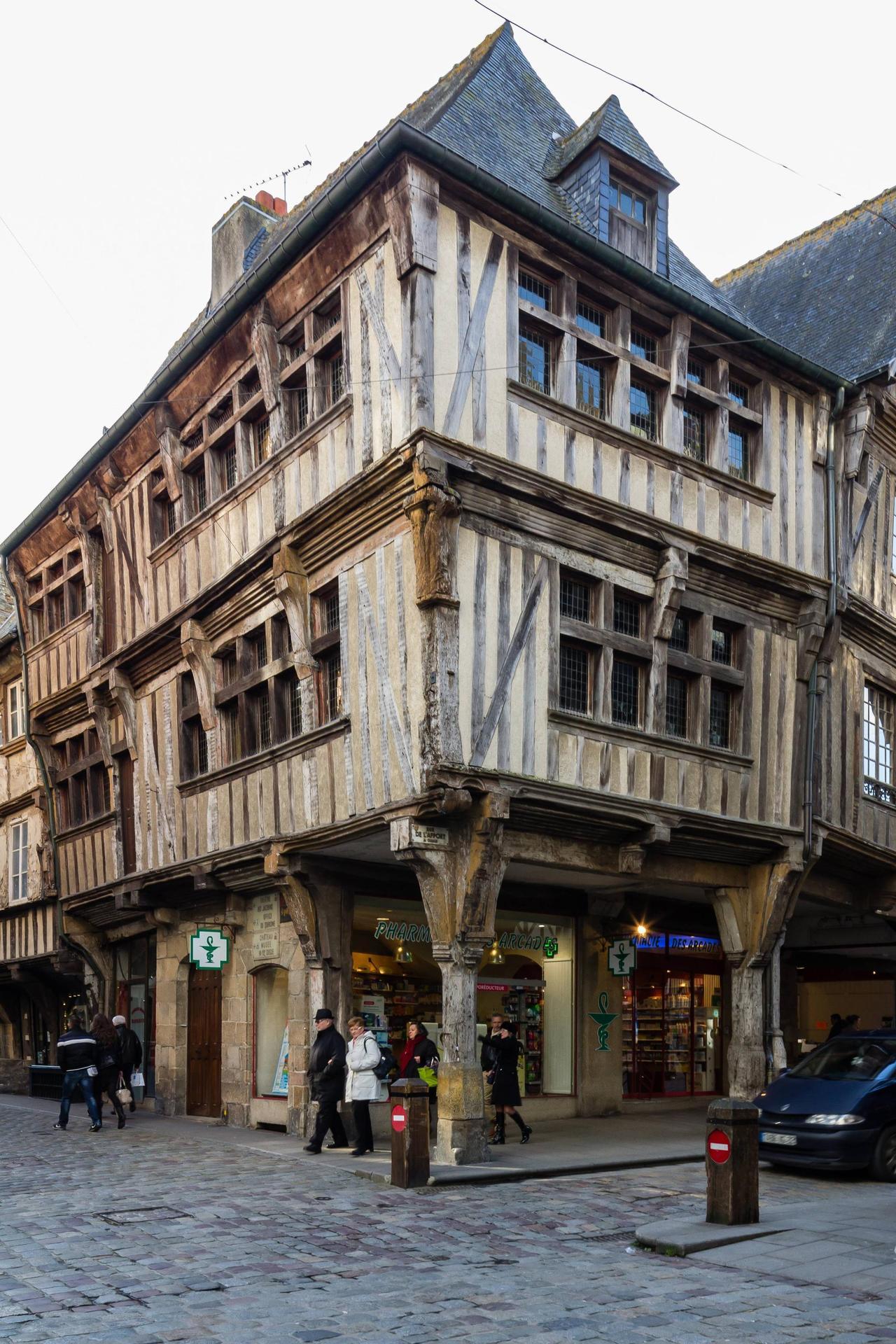 DINAN, medieval town - half an hour drive from St-Cast - Brittany, France