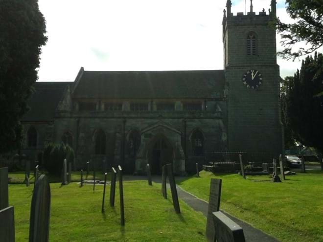 Another view of Yoxall church