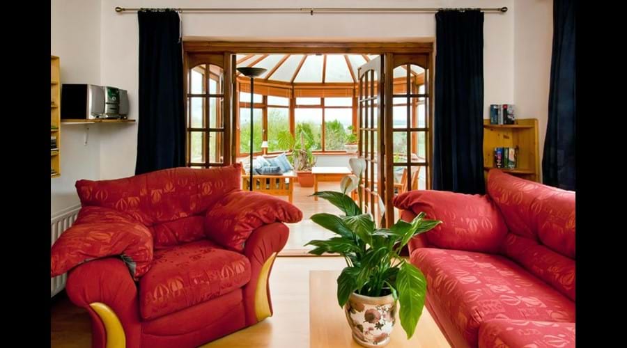 Living Room and view into conservatory