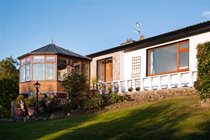 View from garden to front of house