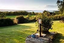 View from gardens to lake