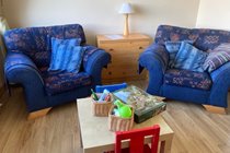 Separate lounge/playroom with boardgames and TV Separate lounge/playroom with boardgames and TV