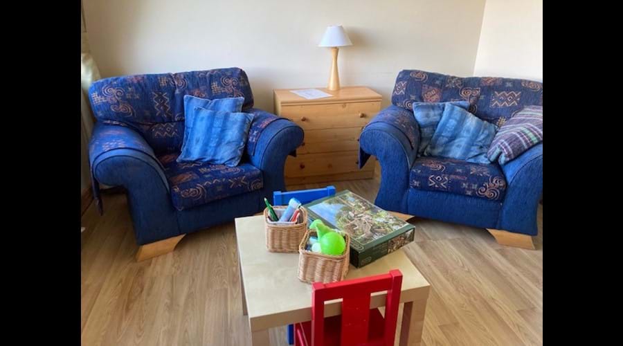 Separate lounge/playroom with boardgames and TV Separate lounge/playroom with boardgames and TV
