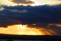 Another spectacular sunset view from the house