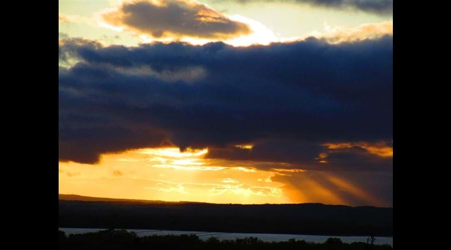 Another spectacular sunset view from the house