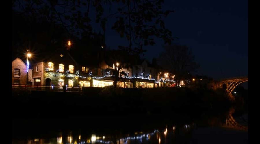 NIGHT TIME VIEW IRONBRIDGE
