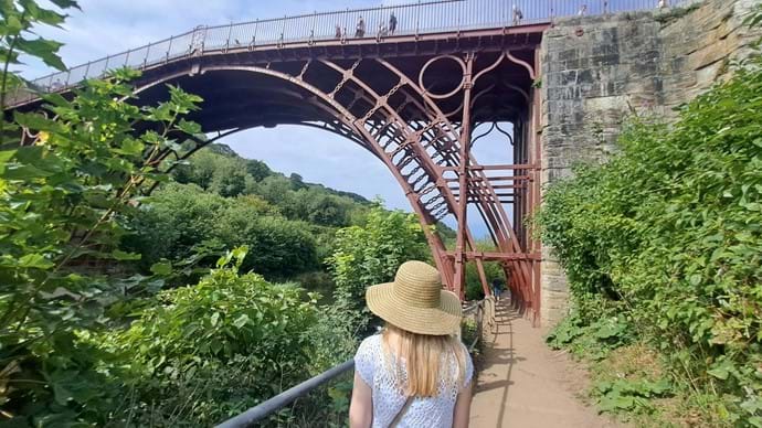 The Iron Bridge is just a stone