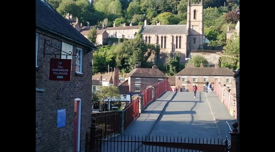 View looking on the Iron Bridge