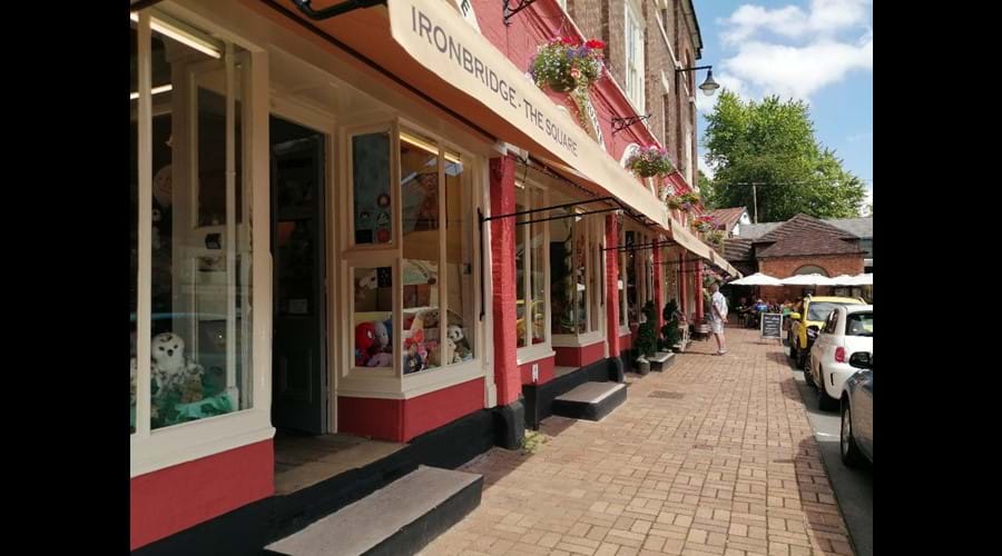Quaint little shops in Ironbridge
