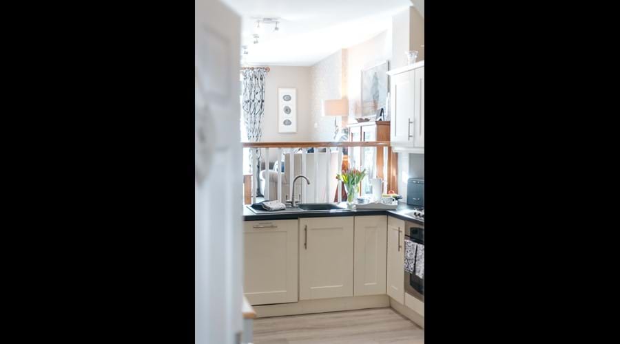 Peek into the kitchen at Ironbridge View Townhouse