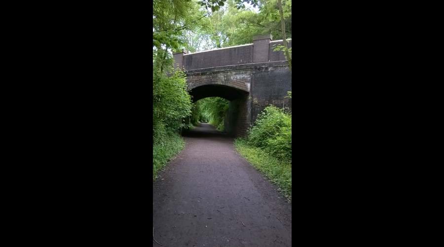 WALK ALONG THE OLD RAILWAY -ONE OF MANY LOVELY WALKS ON THE DOORSTEP