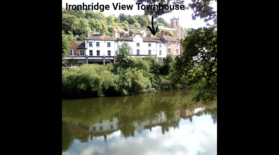 IRONBRIDGE VIEW TOWNHOUSE - Back of house overlooking the Iron Bridge