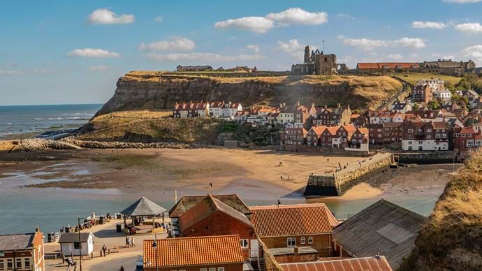 Whitby town and harbour