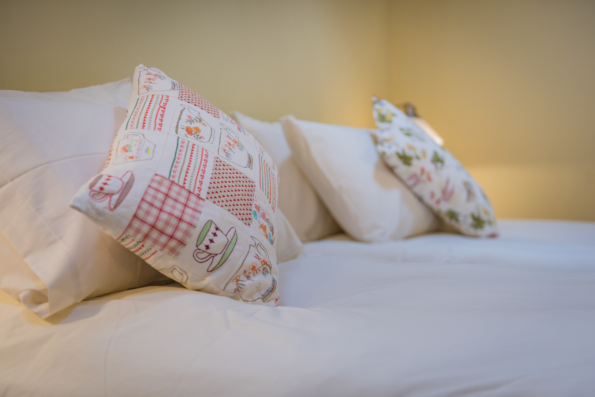 pretty hand sewn cushions