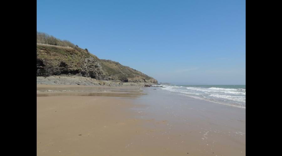 Our beach with tide out