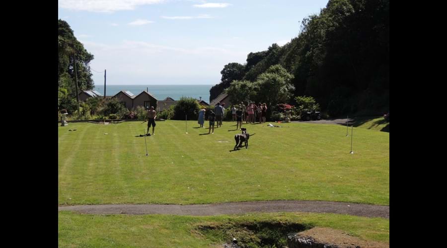 Fun on the lawn