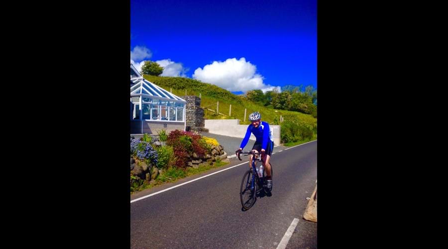 One of many races take place on the coast road where you have the perfect viewing windows