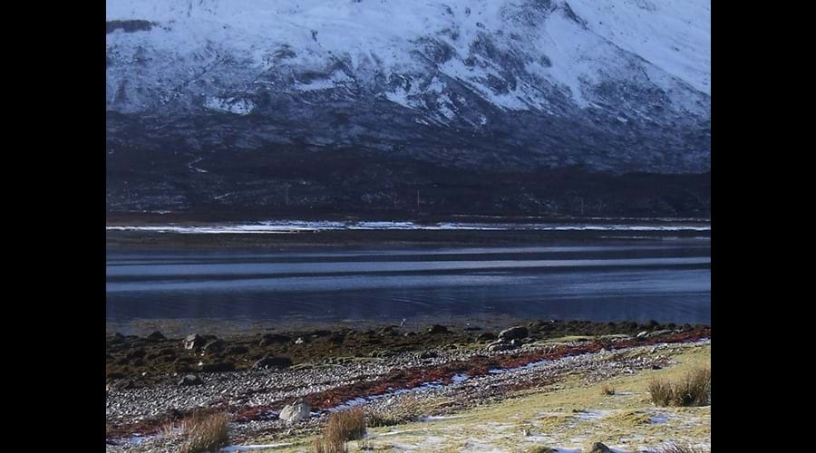 Winter colours on Loch Slapin.