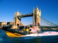 Take a speed boat ride on the Thames