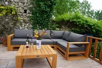 Decked Terrace overlooking the Pool