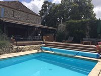 Pool with covered Terrace