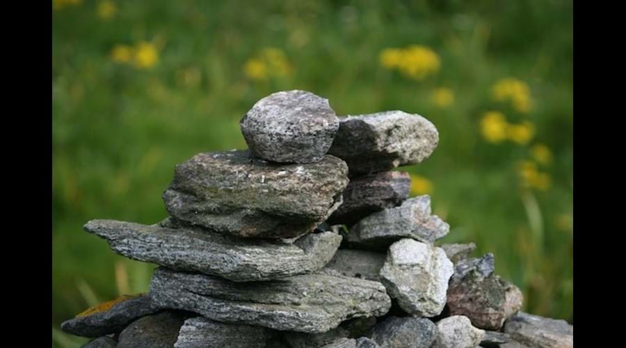 Dry stone wall, Bosta, Bernera