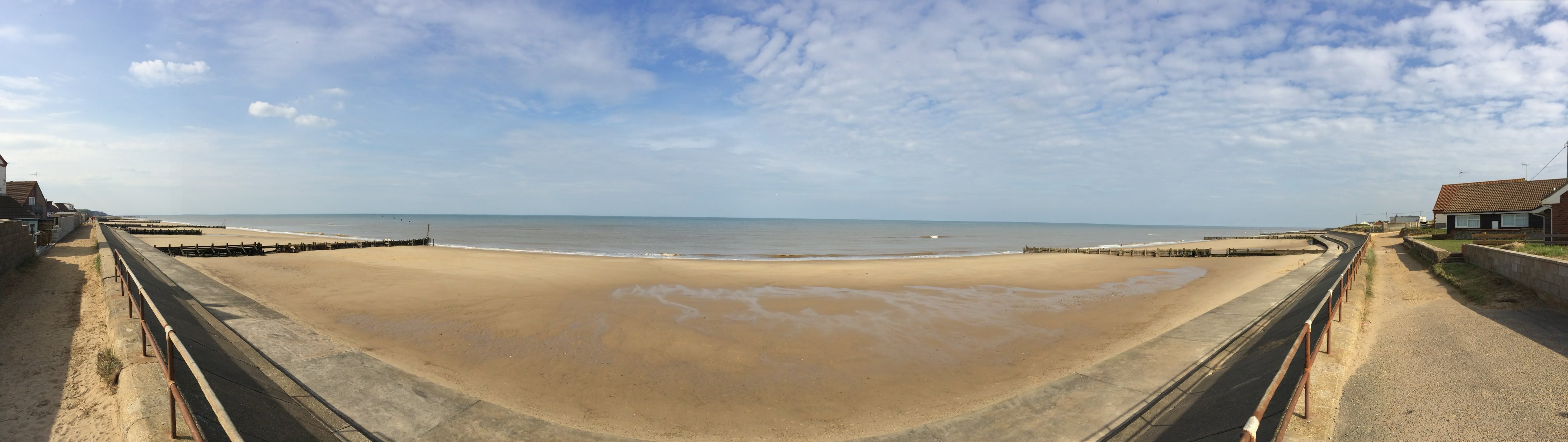 Panorama of the beach