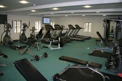 The Gym with Sauna and Steam Room