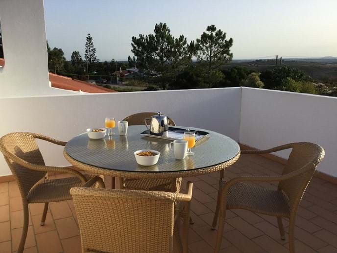 Private roof terrace, perfect for morning views and breakfast