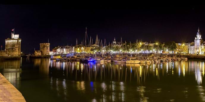 La Rochelle Old Port at Night