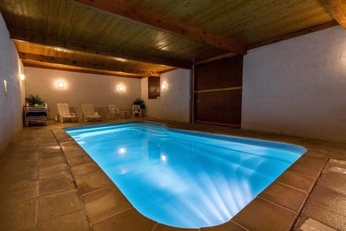 Pool after dark - why not take an evening swim