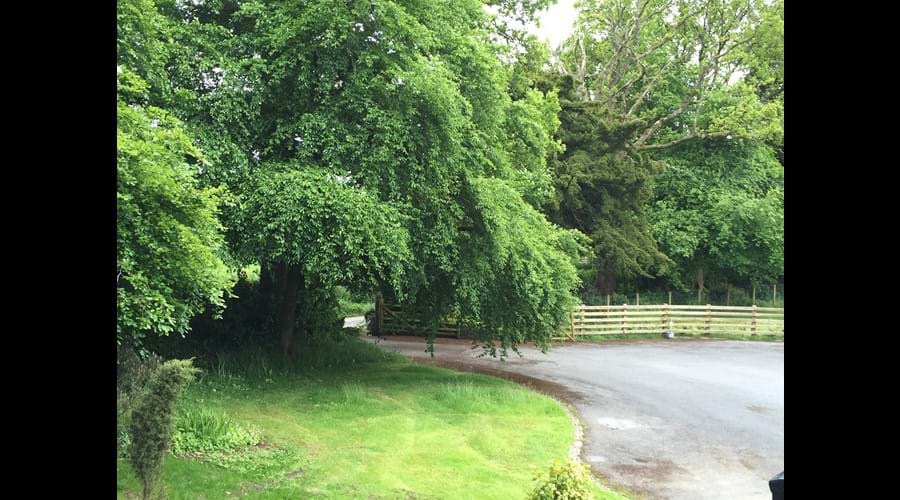 The driveway into The Old Stable and The Old Vicarage