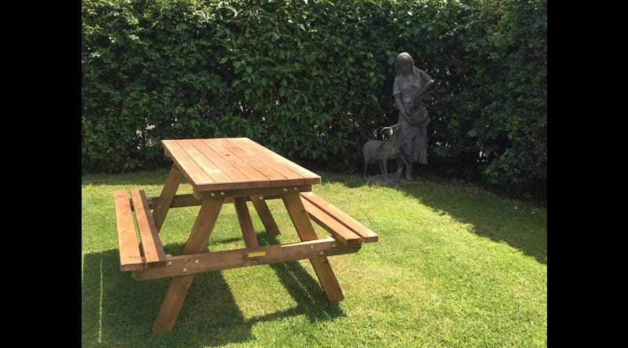 A quiet corner of The Old Stable garden