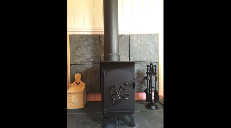 Wood burner for those chillier nights