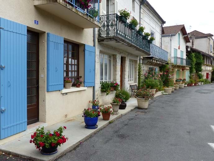 Traditional French Streets in Brantome