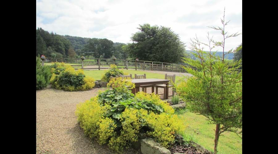 South facing garden perfect for alfresco dining