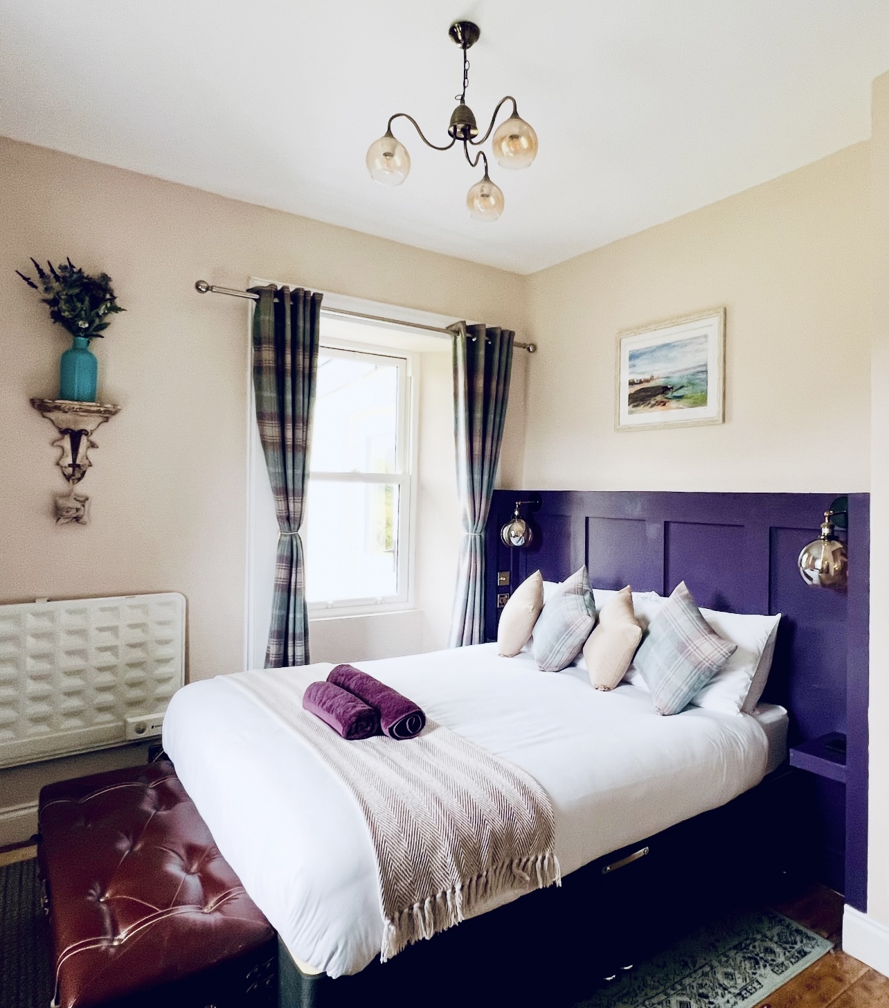 The Fairy Hill room - king size bedroom with view of the Fairy Hill 