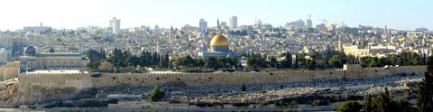 The Temple Mount from Mount of Olives