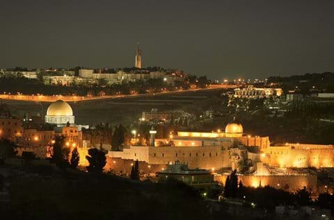 Vieille ville, à proximité du mont des oliviers