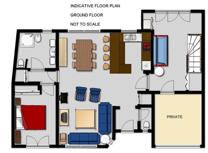 Laroque Villa Ground Floor Plan