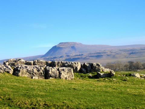 Ingleborough and Whernside can be accessed from the doorstep