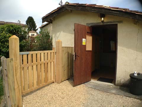 Modern Ablution Block with toilets, showers, washbasin cubicles, washing up sinks and a washing machine