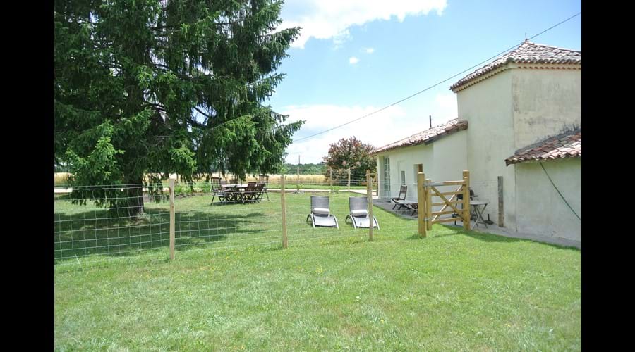 Private, enclosed gardens