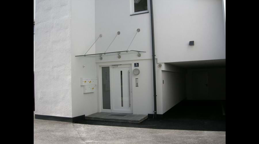 Entrance to the building